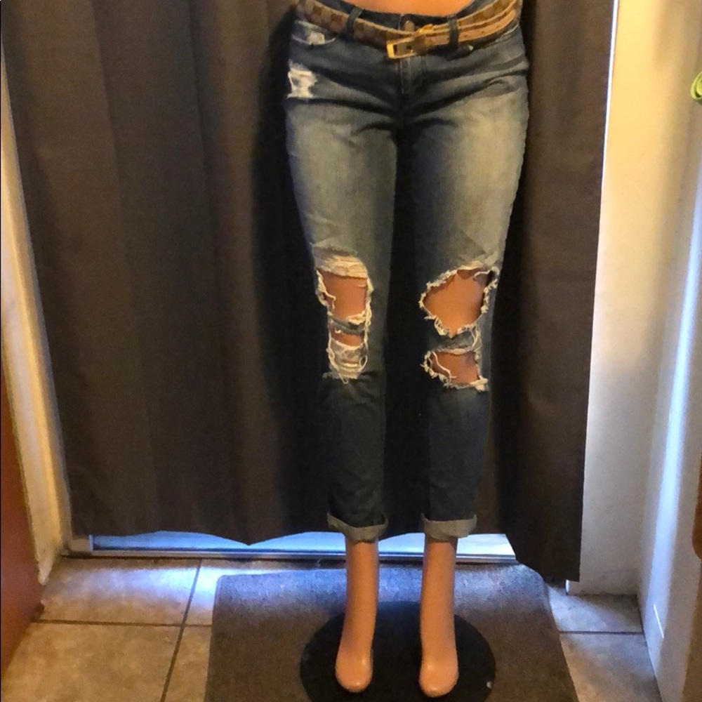 Vintage Reunion are wash Jeans